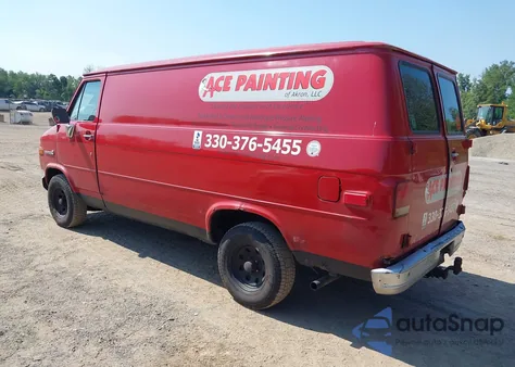 1991 GMC Vandura G1500 z USA, uszkodzony, nr VIN 2GTCG15ZXM4503257